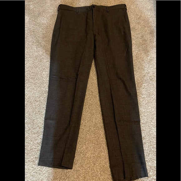 Lanificio For Nordstrom Grey Fleck Pants Size 30w - Picture 2 of 13